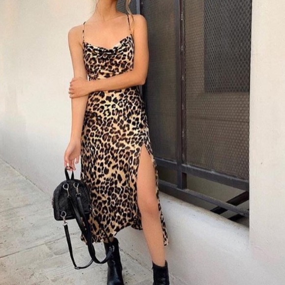 astr the label leopard dress